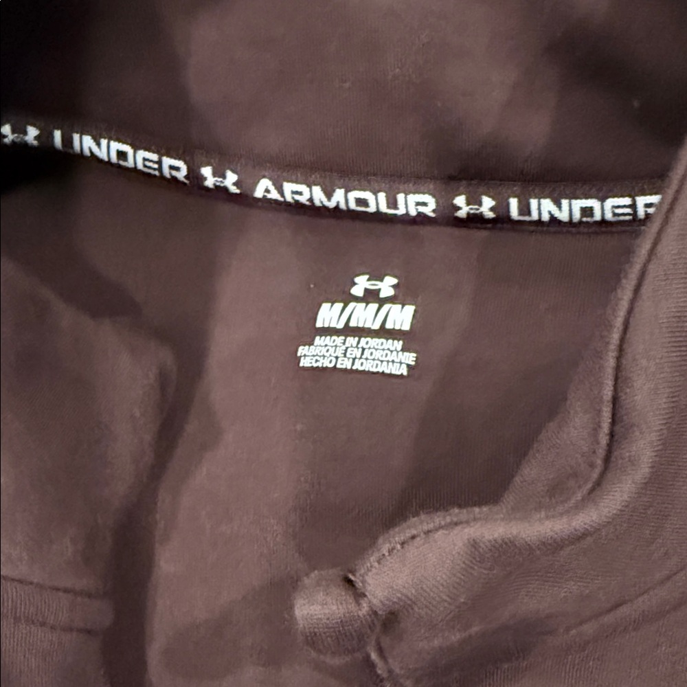 Under Armour Brown and Black Quarter-Zip sweatshirt - Picture 2 of 16